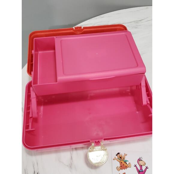 Taste Beauty FRUITY PEBBLES On The Go Cosmetics Case CABOODLES Palette Make-Up - Picture 9 of 12